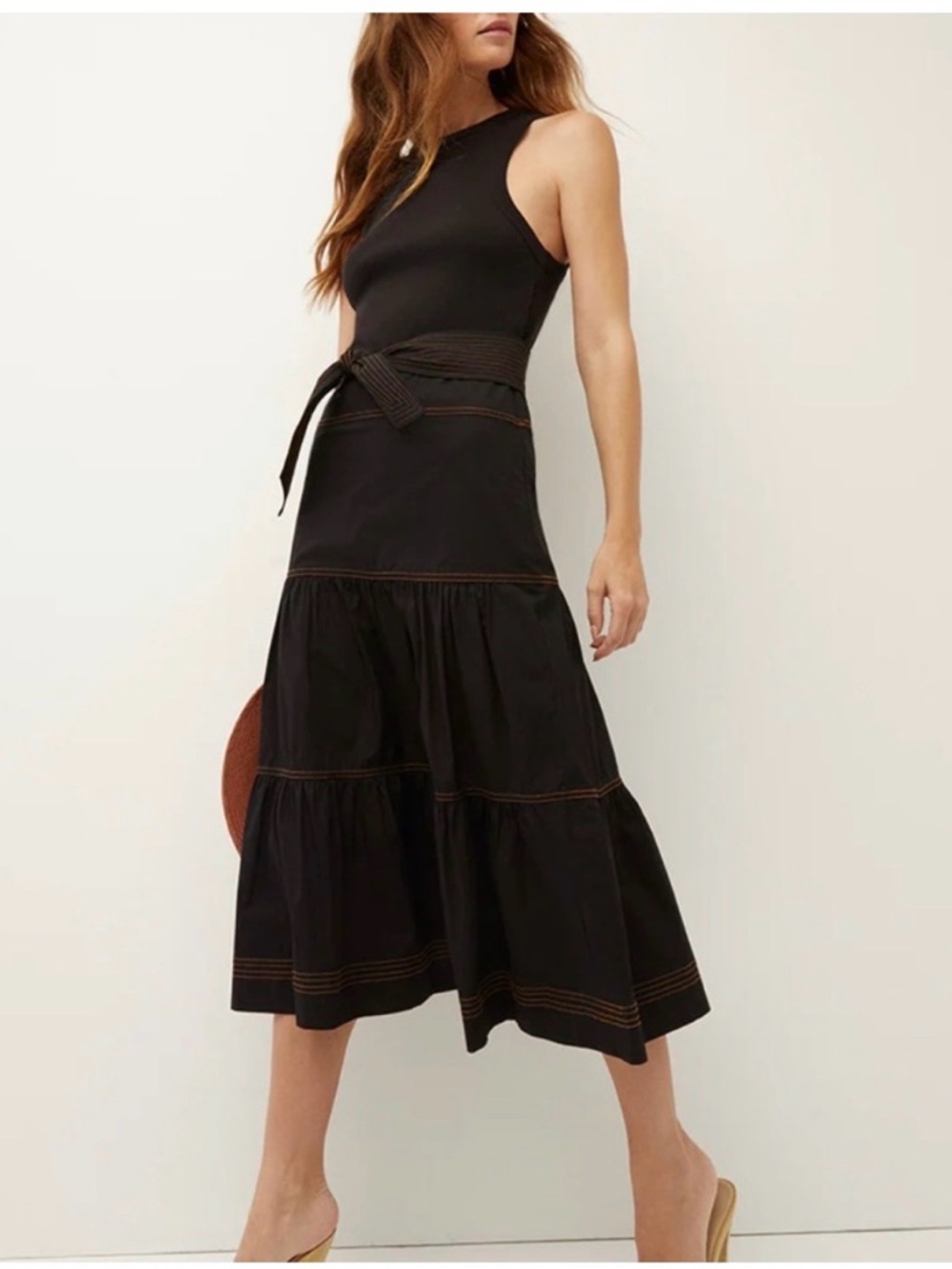 Veronica Beard Austyn tiered dress S